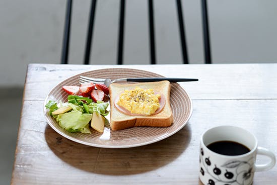 取扱い終了】ARABIA/アラビア/24H/AVEC/ブラウン/プレート（26cm