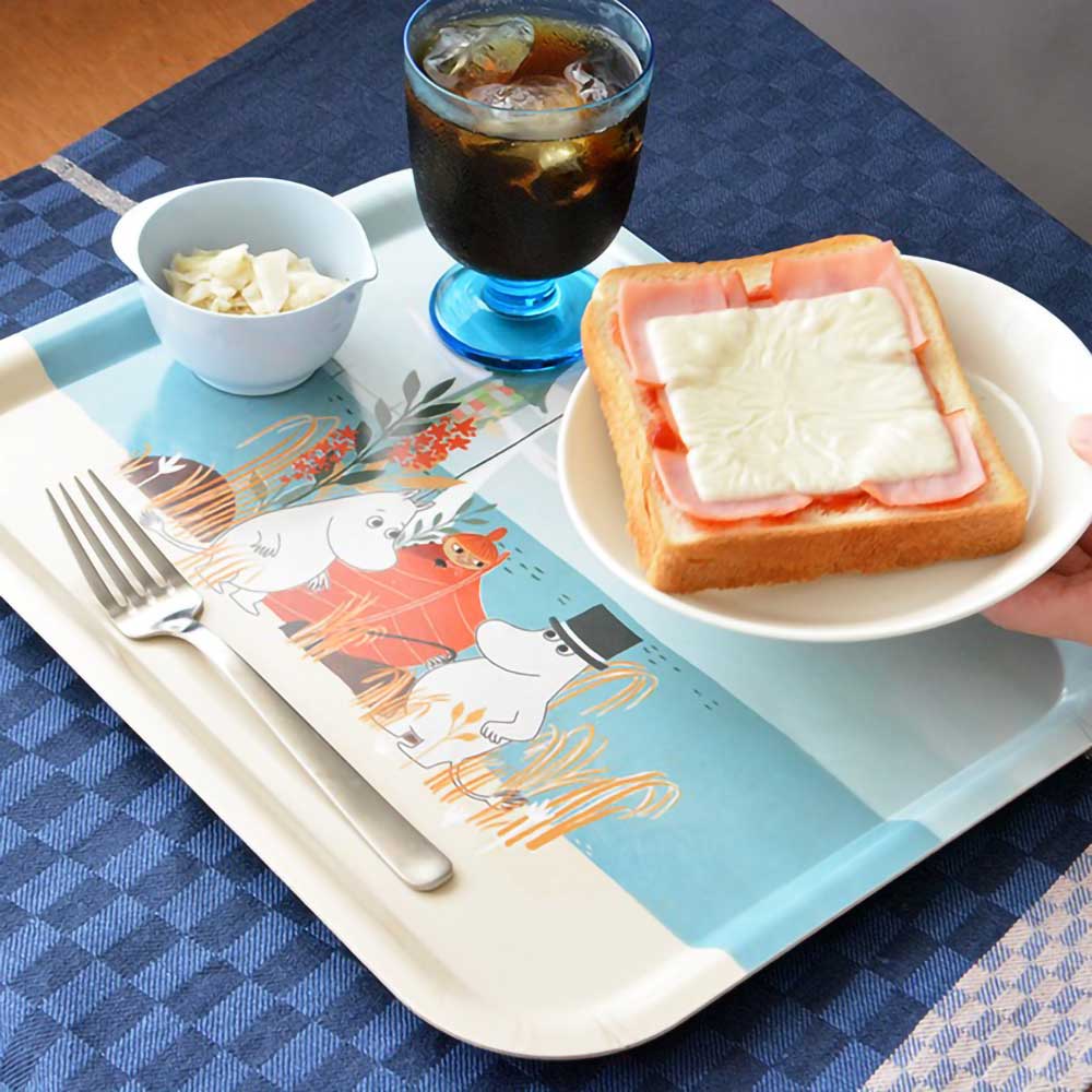 Moomin ムーミン Opto Design オプトデザイン 木製トレイ S ( #OURSEA