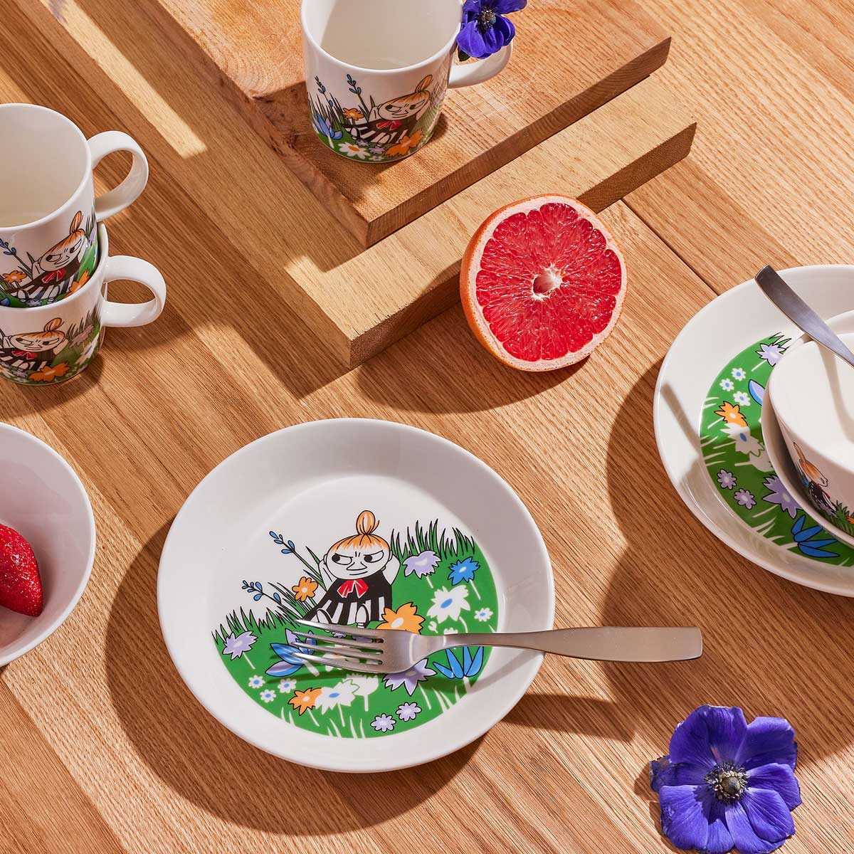 Moomin ムーミン ARABIA アラビア プレート ( 19cm / ちびのミイ