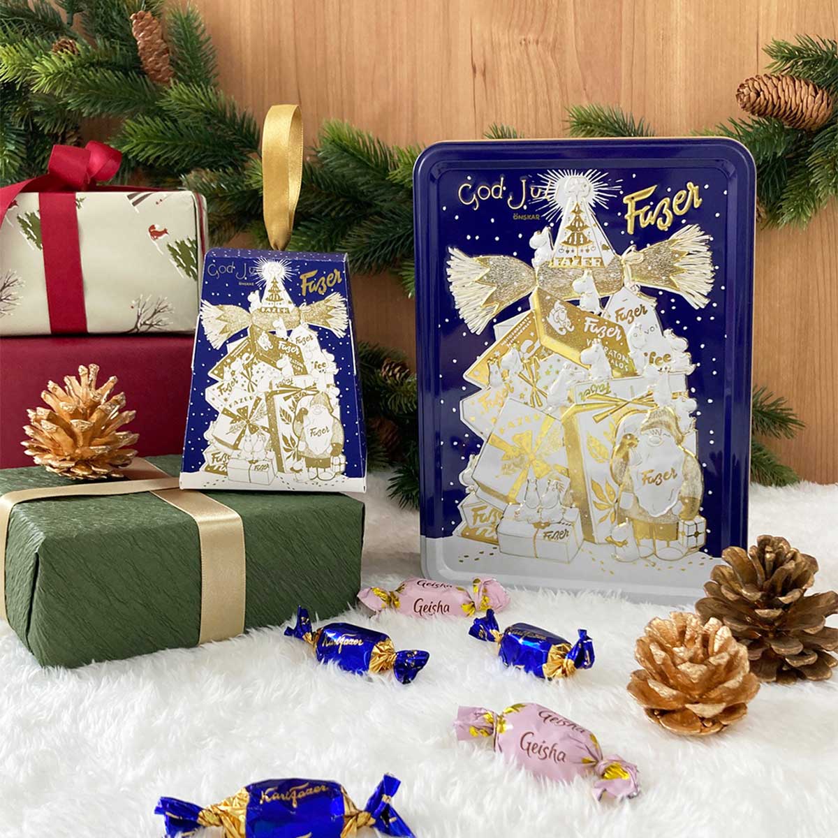 FAZER ファッツェル × Moomin ムーミン KarlFazerミルク オーナメント