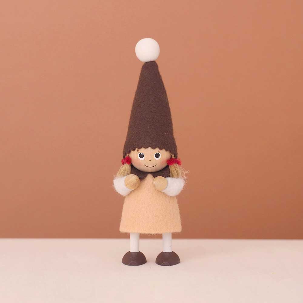 NORDIKA nisse ノルディカ ニッセ クリスマス 木製人形 ( 女の子