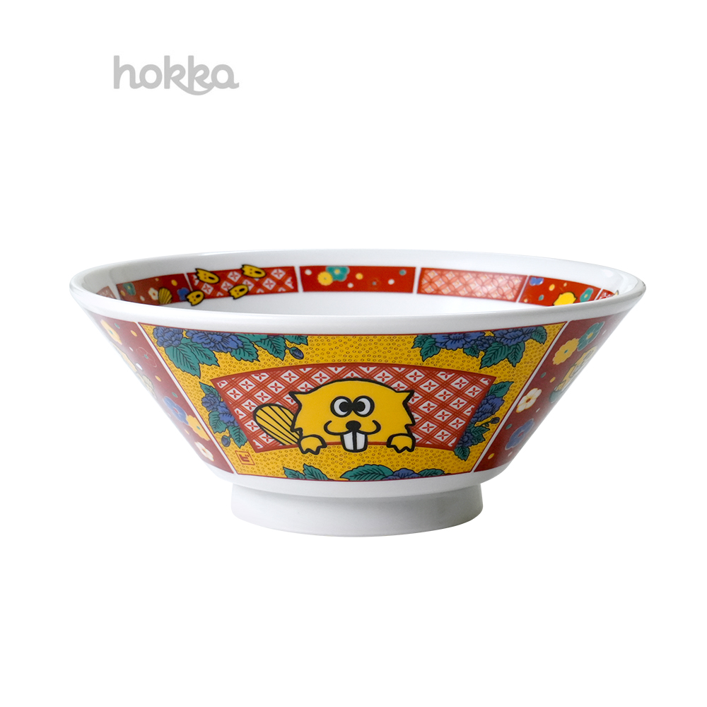 九谷焼ビーバーどんぶり| hokka/ホッカ 北陸製菓株式会社