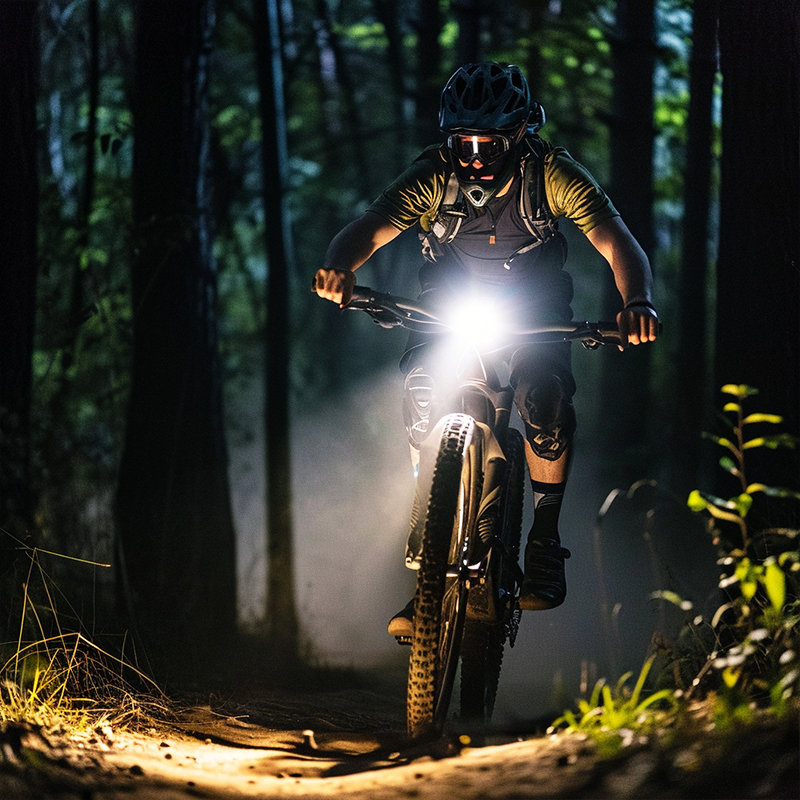 LED Bicycle Headlight 1500 Lumens With Tail Light - Hokolite