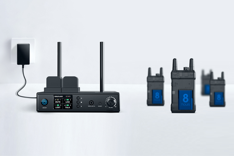 公式] Hollyland Mars T1000 - 同時双方向ワイヤレスインカムシステム
