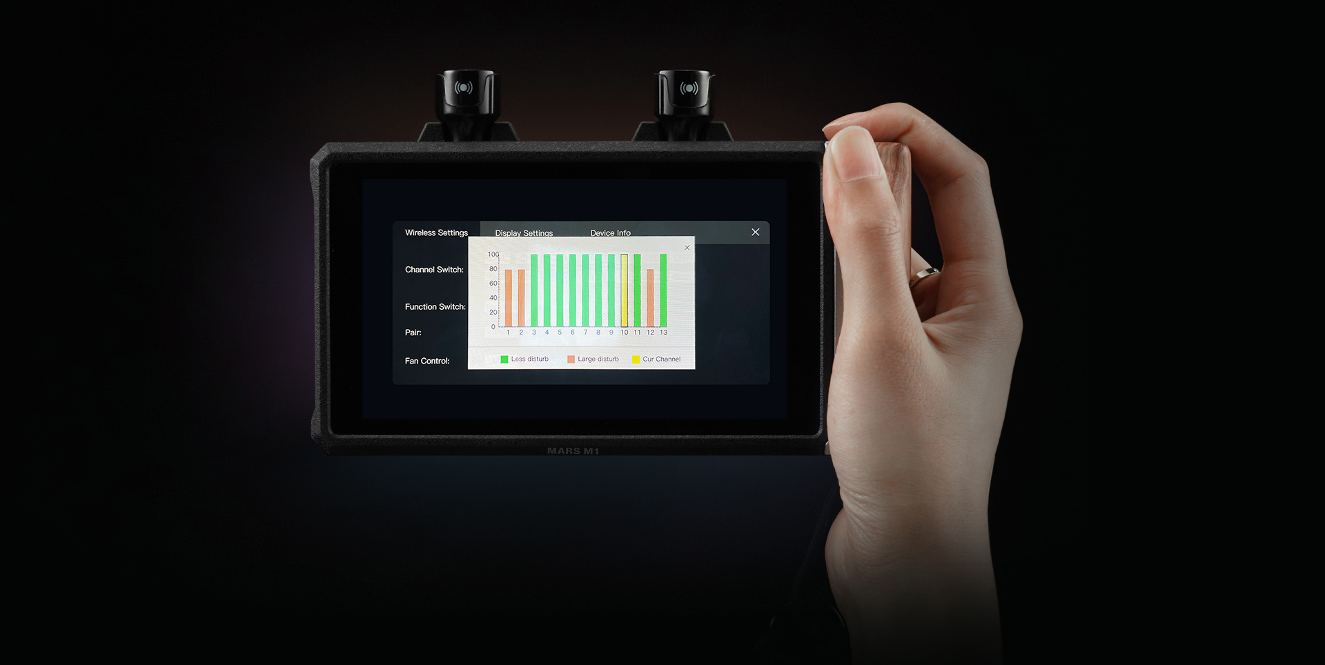 送料無料】Hollyland Mars M1 kit ワイヤレス映像伝送モニター2台