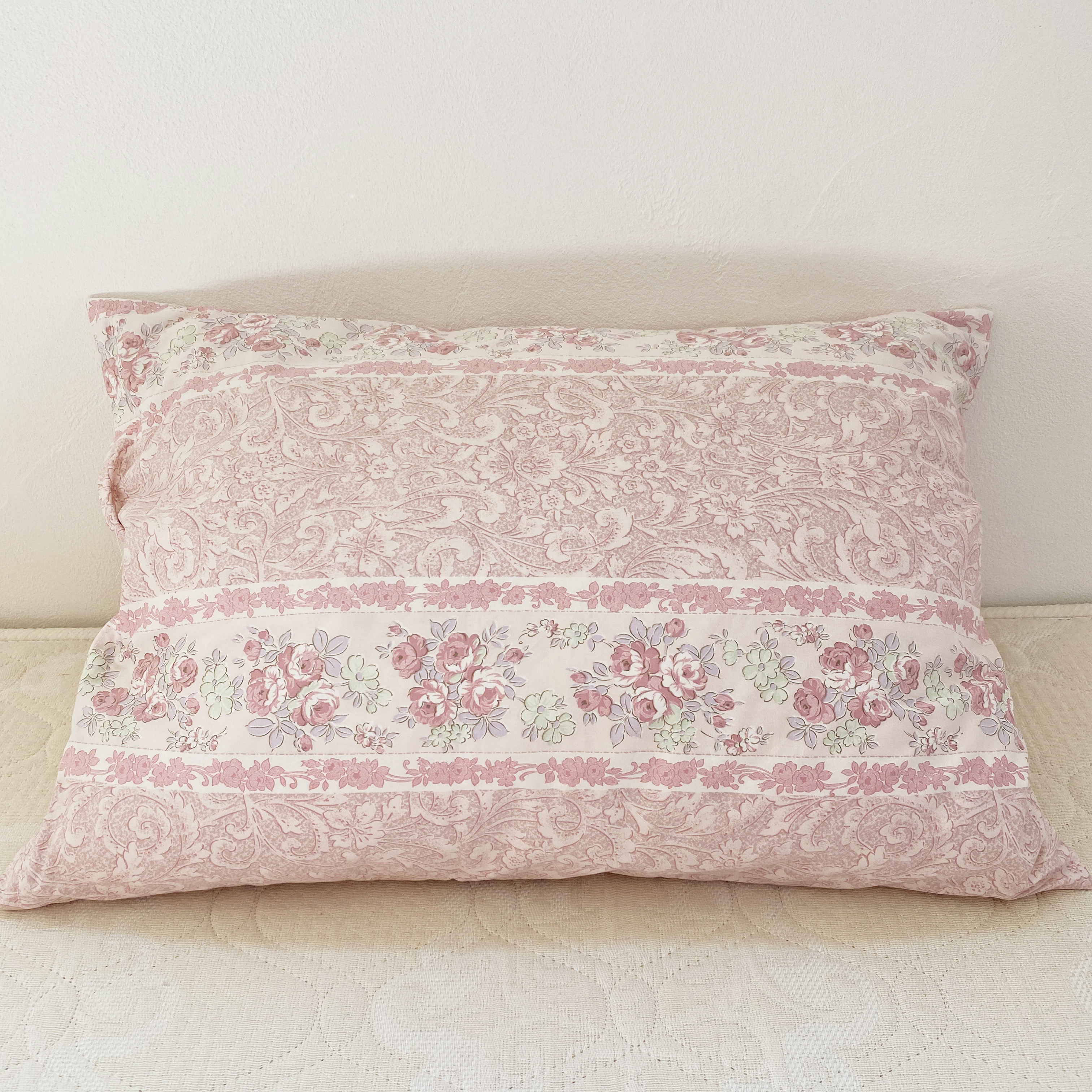 笠形たんぽぽ / まくらカバー【花柄プリント ピンク】