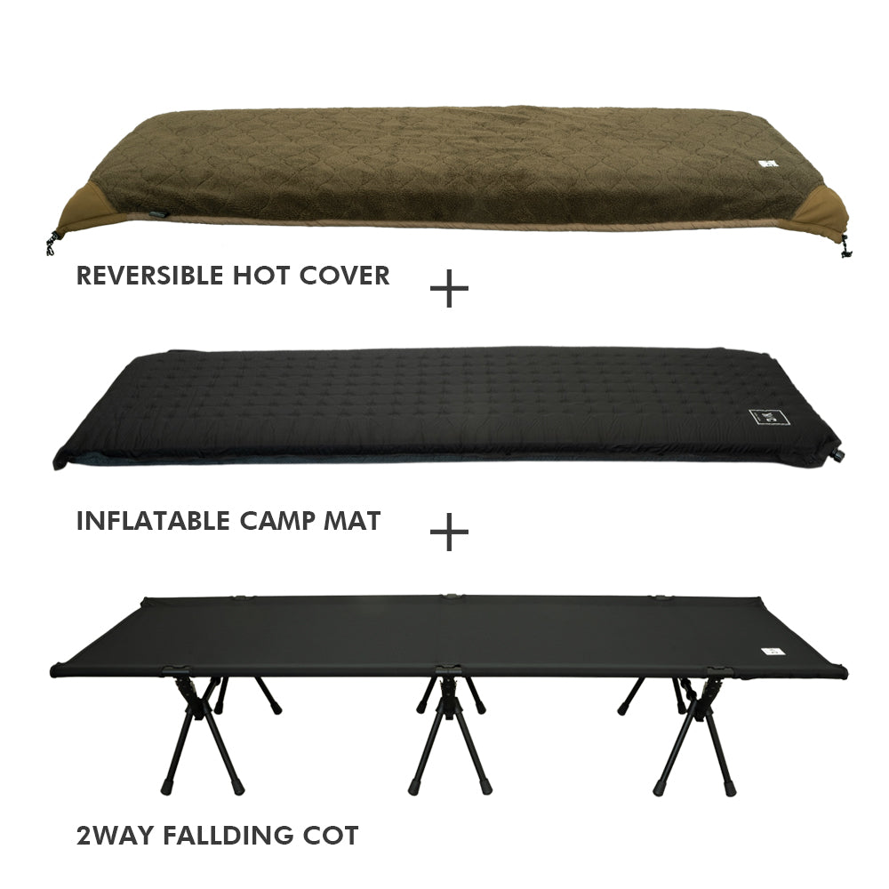 HOTEL CAMPS フルセット[コット + マット + ホットカバー] 単品購入