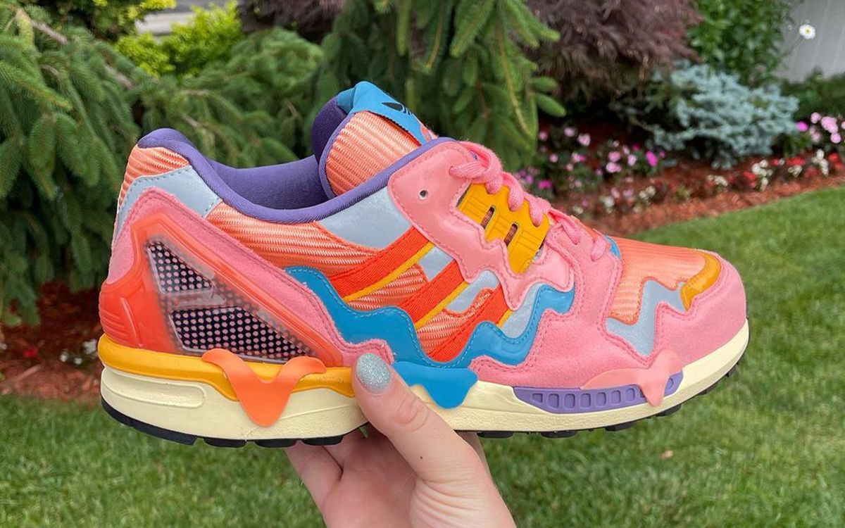Fresh Looks // Bad Bunny x adidas ZX 8000 “Ice Cream” | House of Heat°