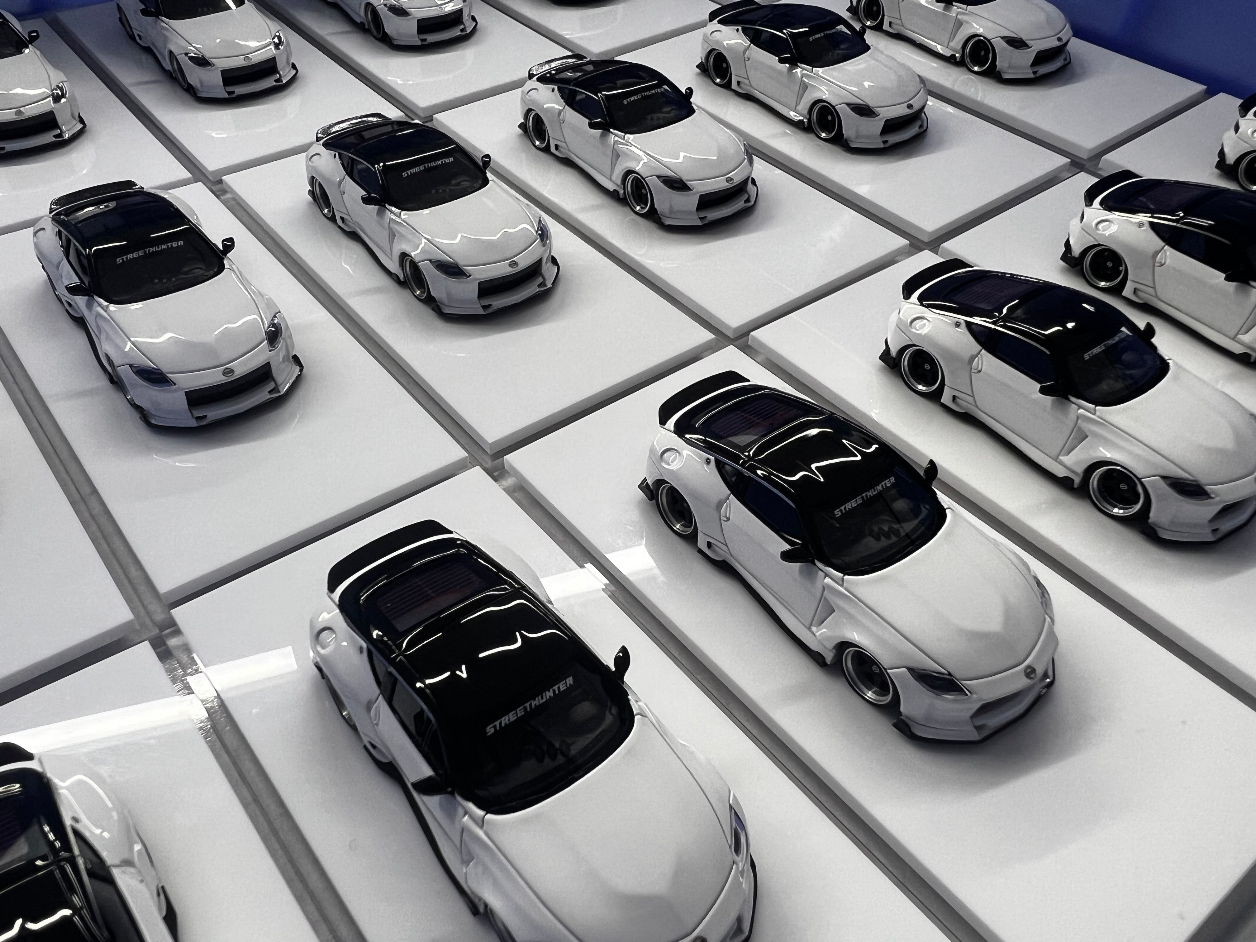 404 ERROR 1:64 Nissan 400Z - Pearl White – Horizon Diecast