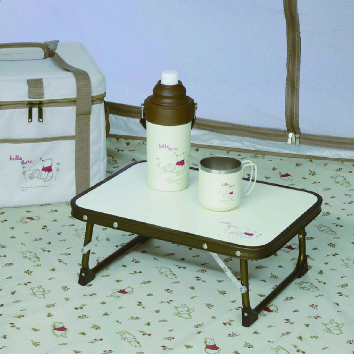折りたたみテーブル 40×30cm ディズニー ちょこっとテーブル くまの