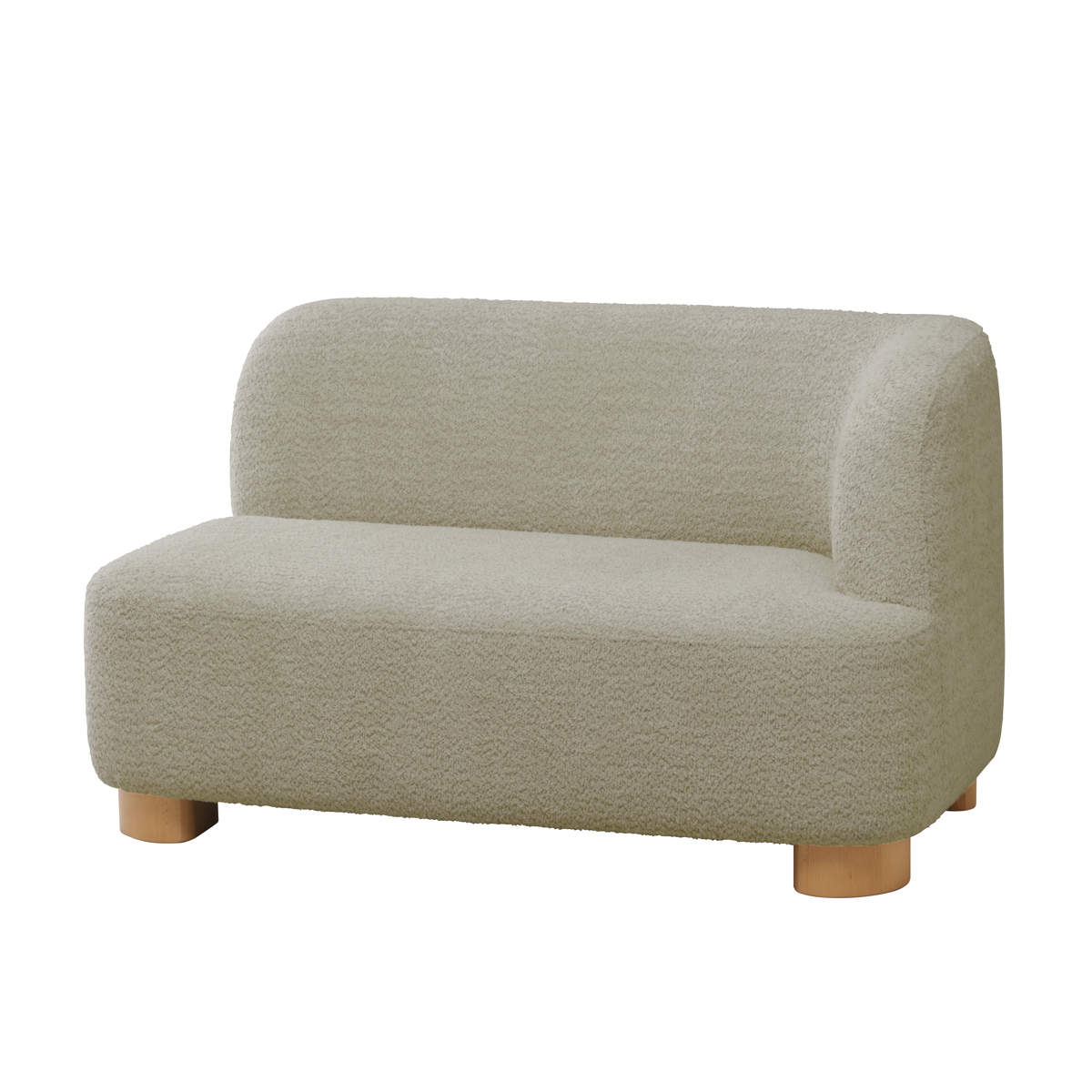 ソファ 2人掛け 幅115cm 左肘タイプ コンパクト アームソファ アン