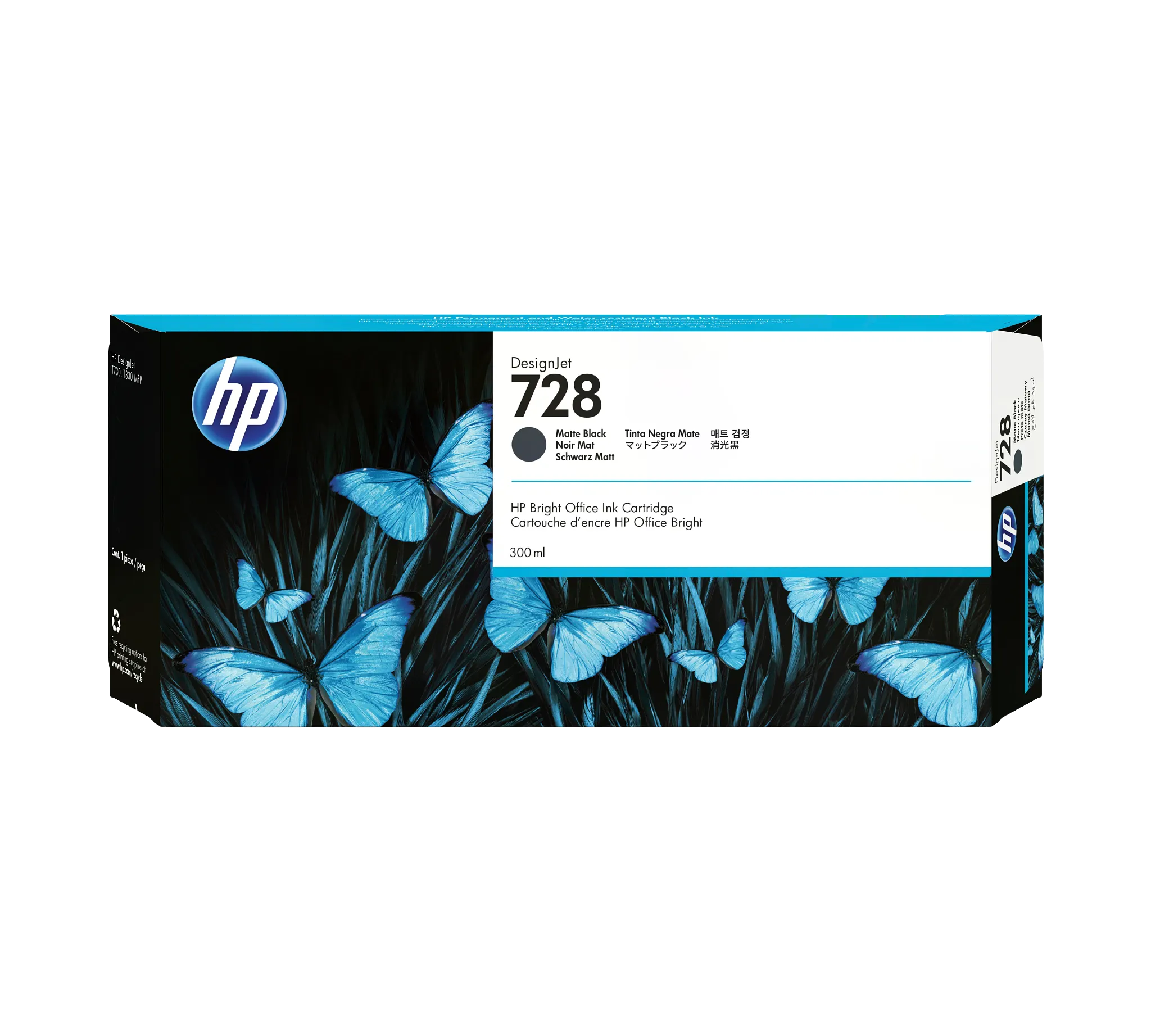730 300-ml Yellow DesignJet Ink Cartridge, P2V70A - HP® Store