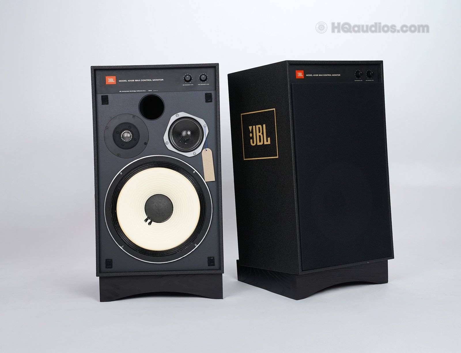 JBL 4312B MKII Studio Monitor Speakers –Fully Restored –1-Year WRT