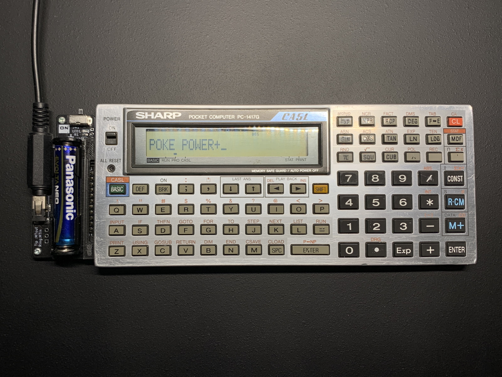 SHARP PC-1417G の使い方