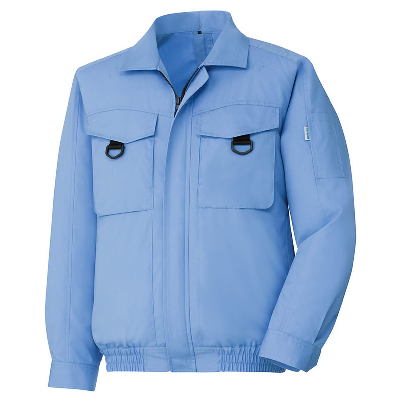 BLOUSON 長袖ブルゾン単体 WE56上 ライトグリーン - ミドリ安全の熱中対策