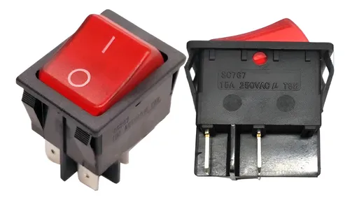 Sc767 15a250v T85 32 * 25mm Rocker Switch Boat-shaped | MercadoLivre