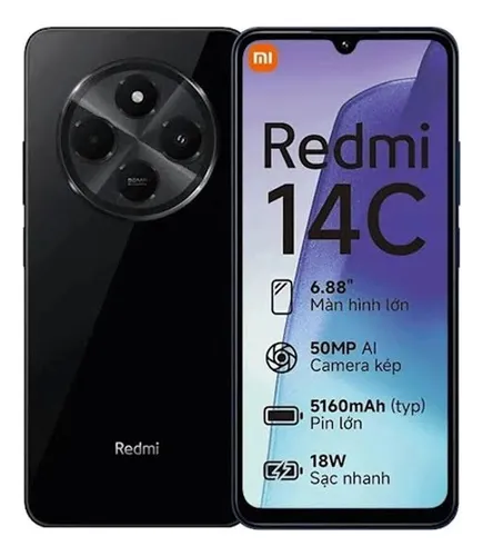 Xiaomi Redmi 14c 256gb 16gb Ram Preto Global Preto | MercadoLivre