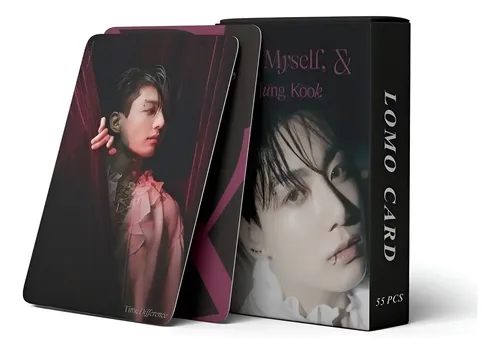 Cartões De Fotos Do Jungkook Do Bts - 55 Cartões Lll