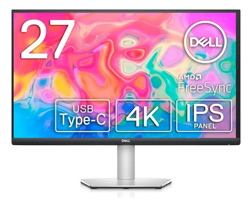 Monitor Dell S2722qc 27-inch 4k Uhd (3840x2160) Usb-c 60hz