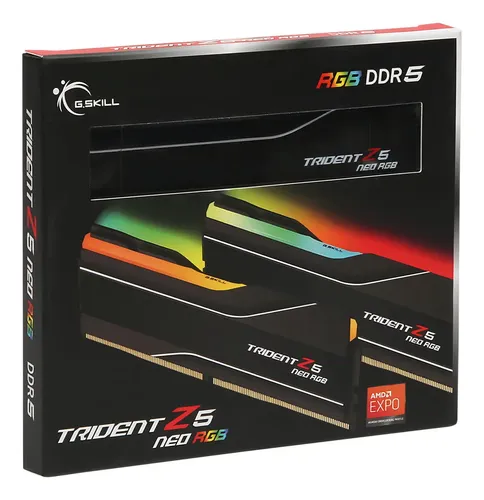 Memória DDR5 Amd Expo 32GB 6000mhz CL30 2x16GB G.skill Trident F5