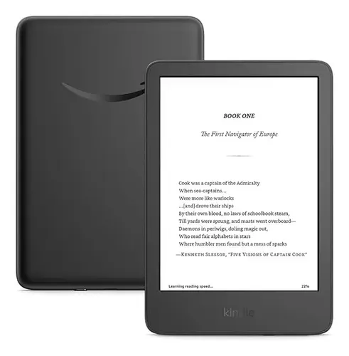 Leitor eletrônico Kindle 11th Gen 2024 16gb preto com tela de 6