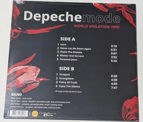 Depeche Mode - World Violation 1990 Lp 2023 Eu Lacrado Estandar