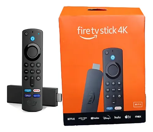 Fire TV Stick 4K Ultra HD Com Alexa, wi-fi 6 | Parcelamento sem juros