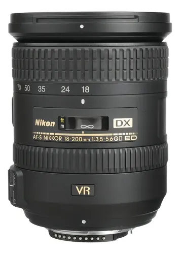 Lente Nikon 18-200mm F/3.5-5.6 G If-ed Af-s Dx Vr Ii | MercadoLivre