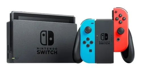 Nintendo Switch HAC-001(-01) 32GB Standard cor vermelho-néon y