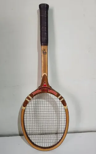 Raquete De Tênis Vintage Tad Davis Imperial Madeira Ocre