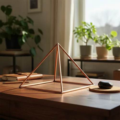 Pirâmide De Cobre Vazada 23cm Radiestesia Reiki Terapia | MercadoLivre