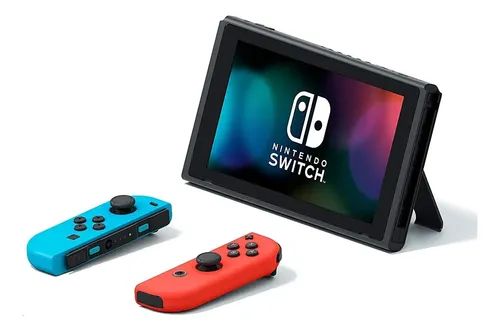 Nintendo Switch Console (2nd Generation, Neon Blue And Red