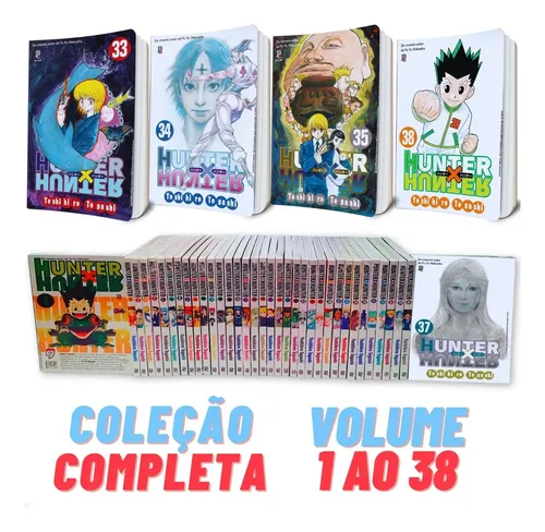 Hunter X Hunter Mangá Volume 1 Ao 38 - Coleção Completa Em