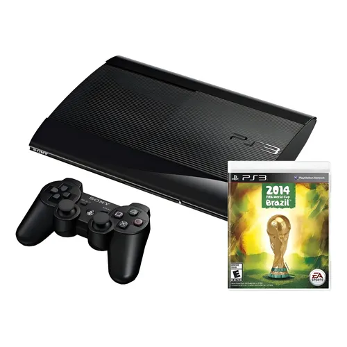 Sony PlayStation 3 Super Slim 250GB FIFA 13 cor charcoal black