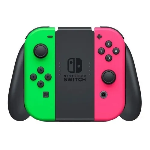 Nintendo Switch 32GB Splatoon 2 Edition cor verde-néon y rosa-néon