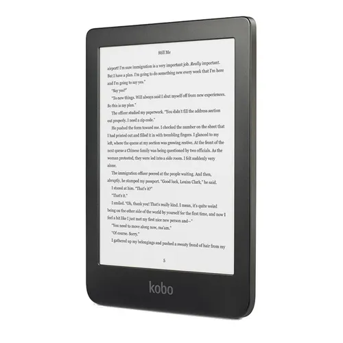 E-Reader Kobo Clara HD 8GB preto com tela de 6