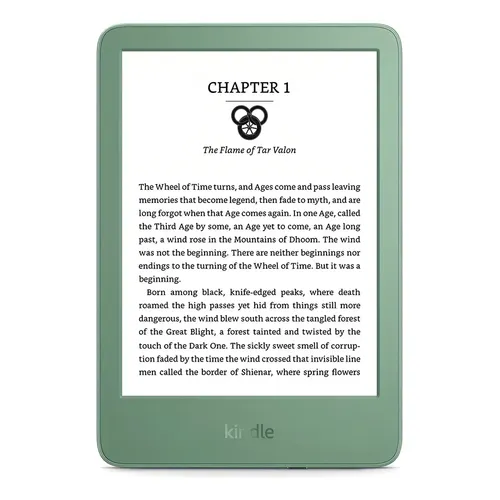 Kindle Basic 2024 6 Wi-Fi de 16 GB com luz de leitura Matcha verde