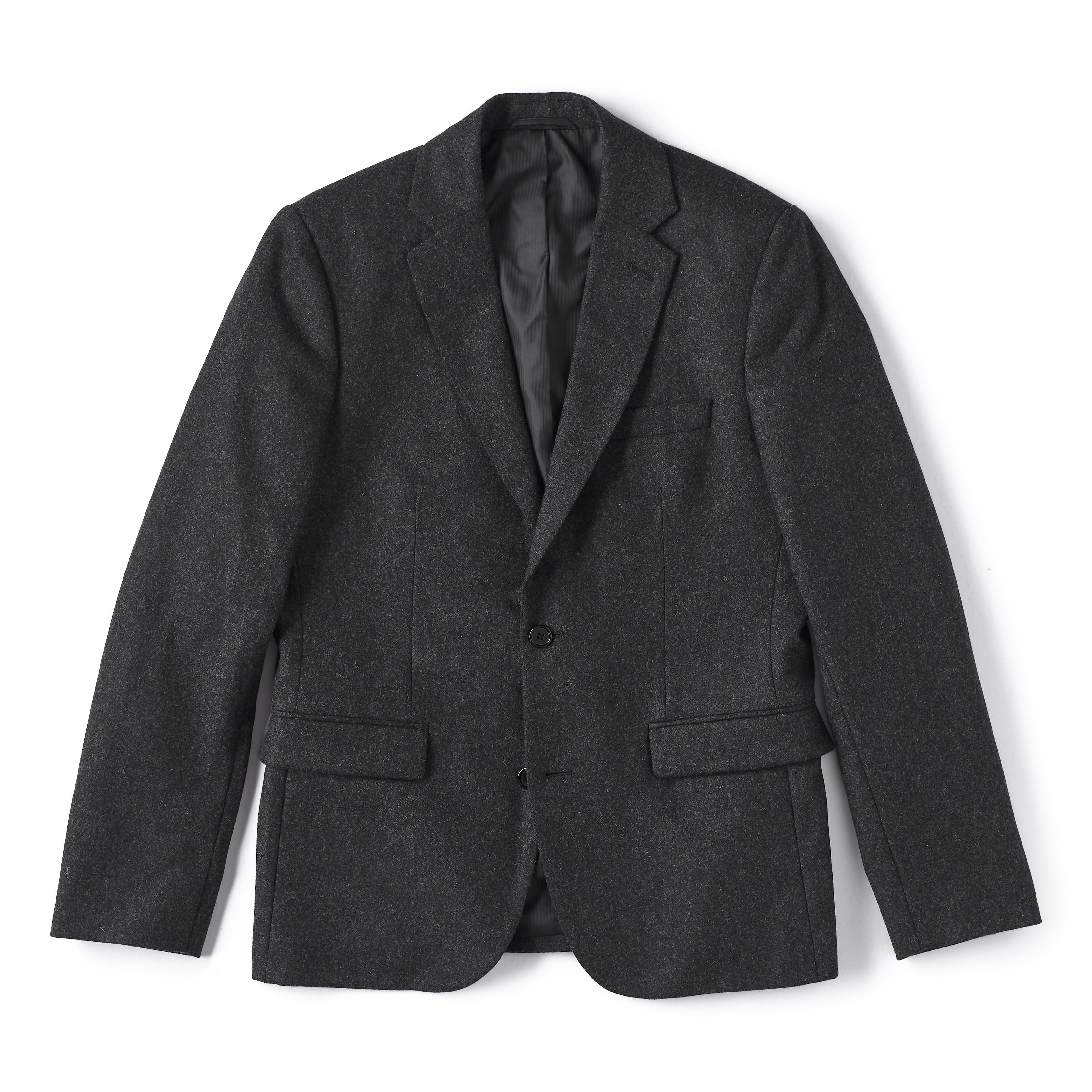 Wills Stretch Wool Blazer - Heather Black | Blazers | Huckberry