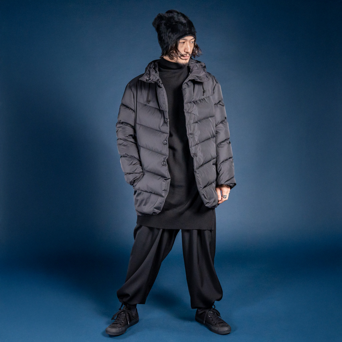 ヨウジヤマモト25AW ダイアゴナルダウンジャケット | HUES 福岡