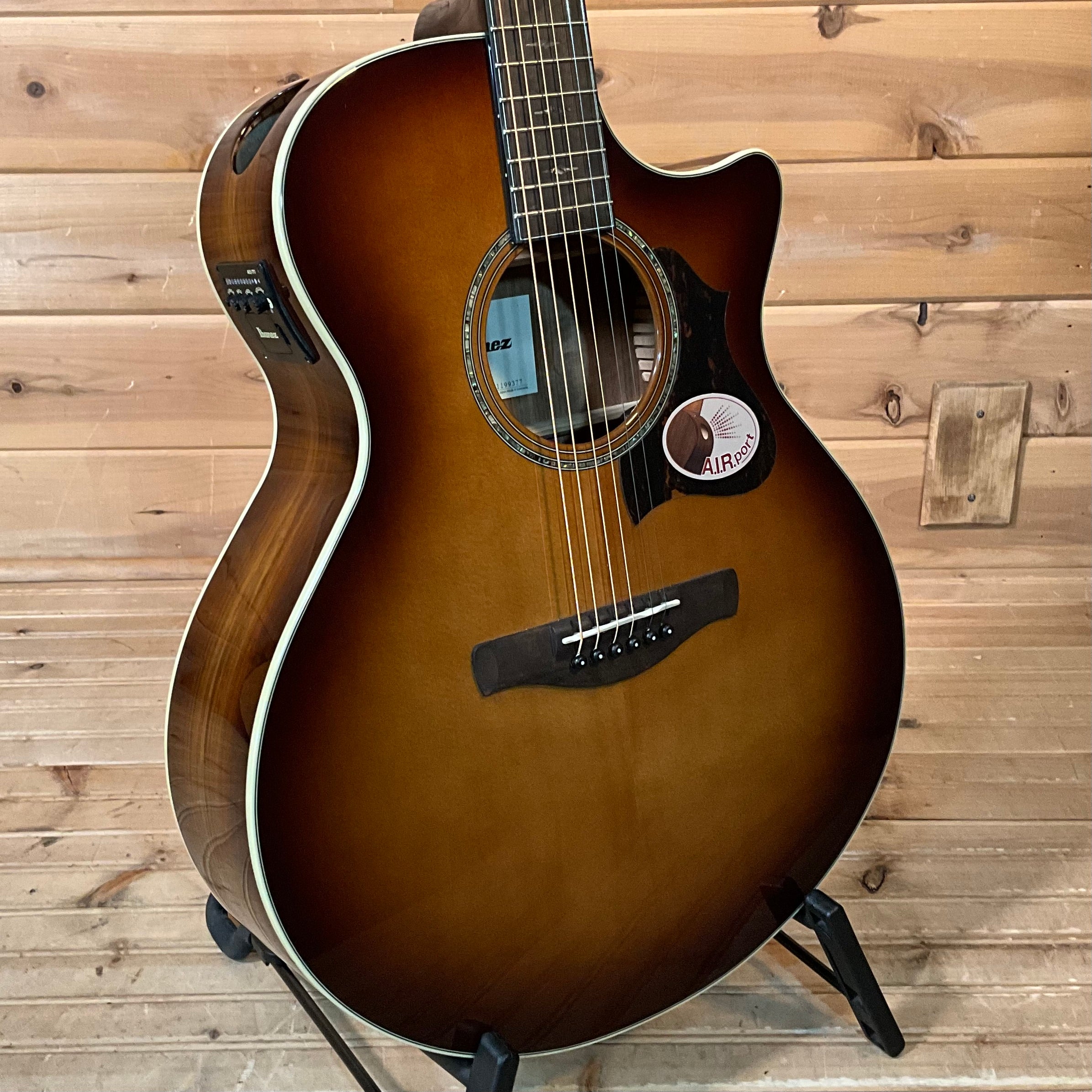 Ibanez AE160 Acoustic Guitar - Vintage Mahogany Sunburst High