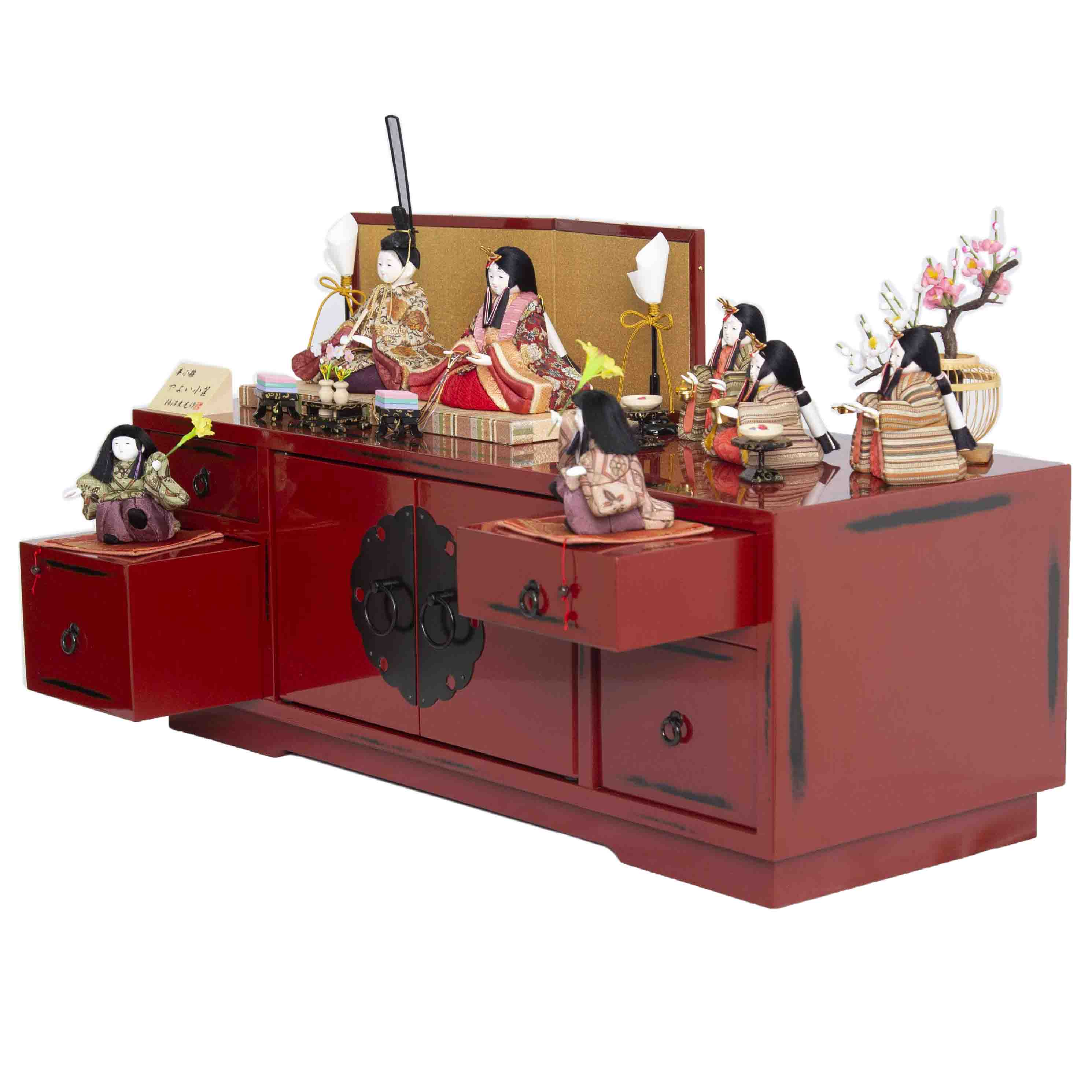 柿沼東光作 やよい小箱 木目込 収納飾り w93180 – 福仙