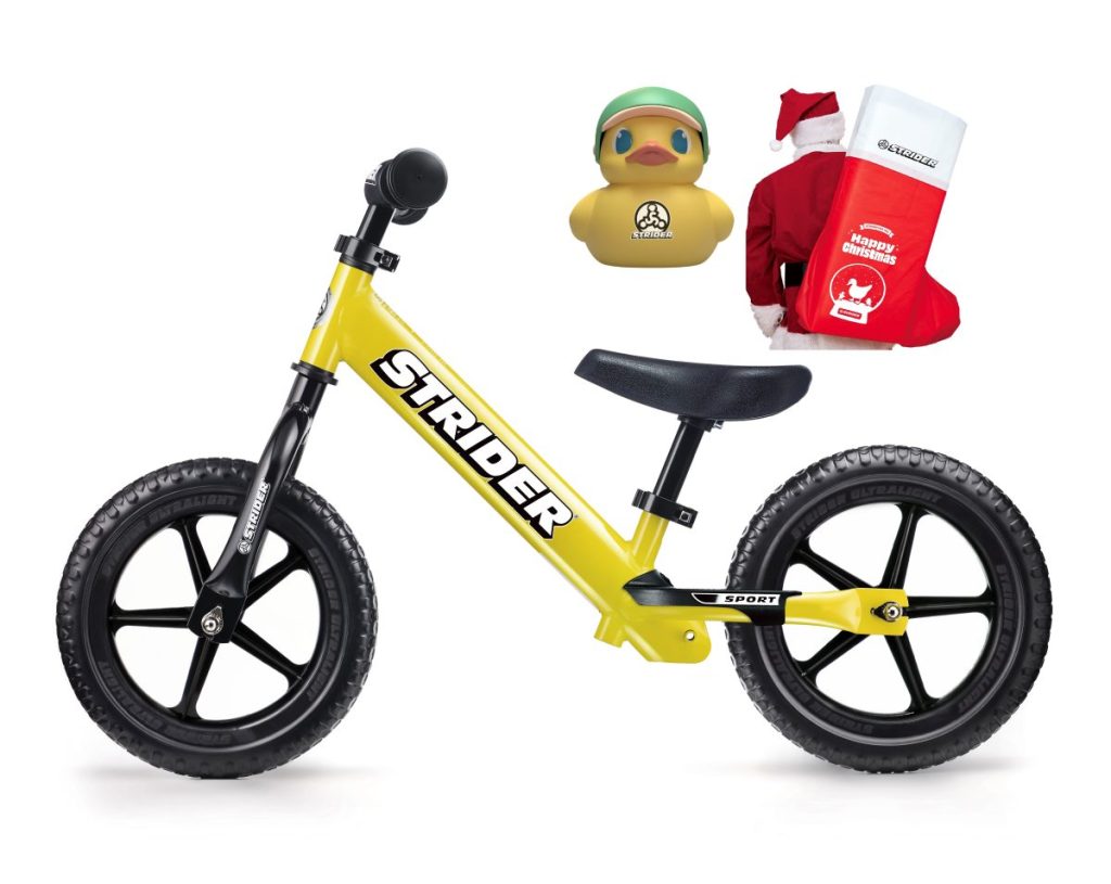 1名様にプレゼント】ストライダー（黄色）1台＆「ダッくんダック