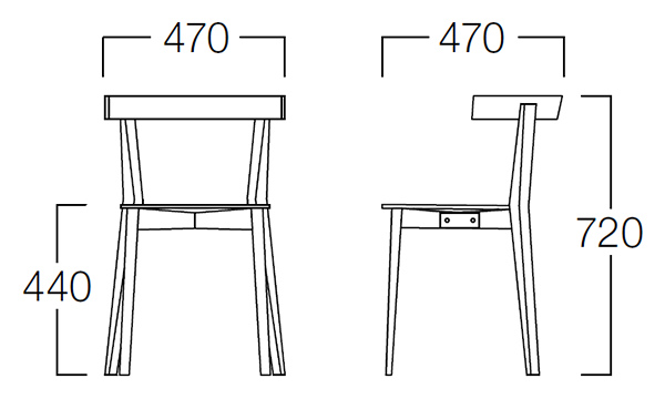 ココ｜アダルの木製椅子
