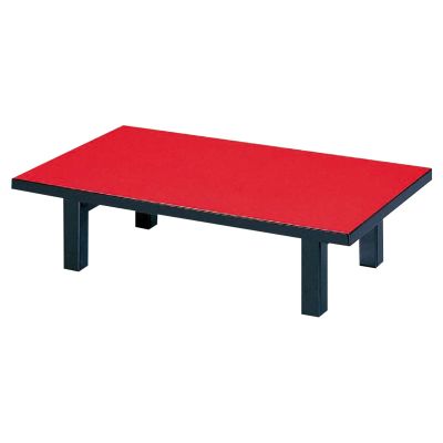 中華 角座卓 （折脚）｜演漆