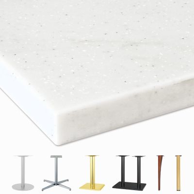 人工大理石天板（マット）MCトップ MCT-001｜ハストネットのテーブル