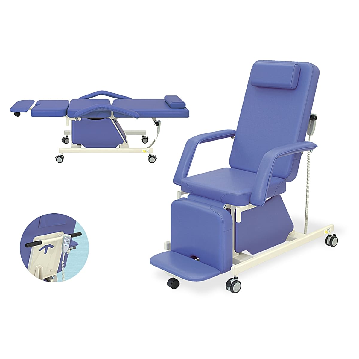 電動治療チェアー（キャスター付き） TB-577-01｜高田ベッドの椅子