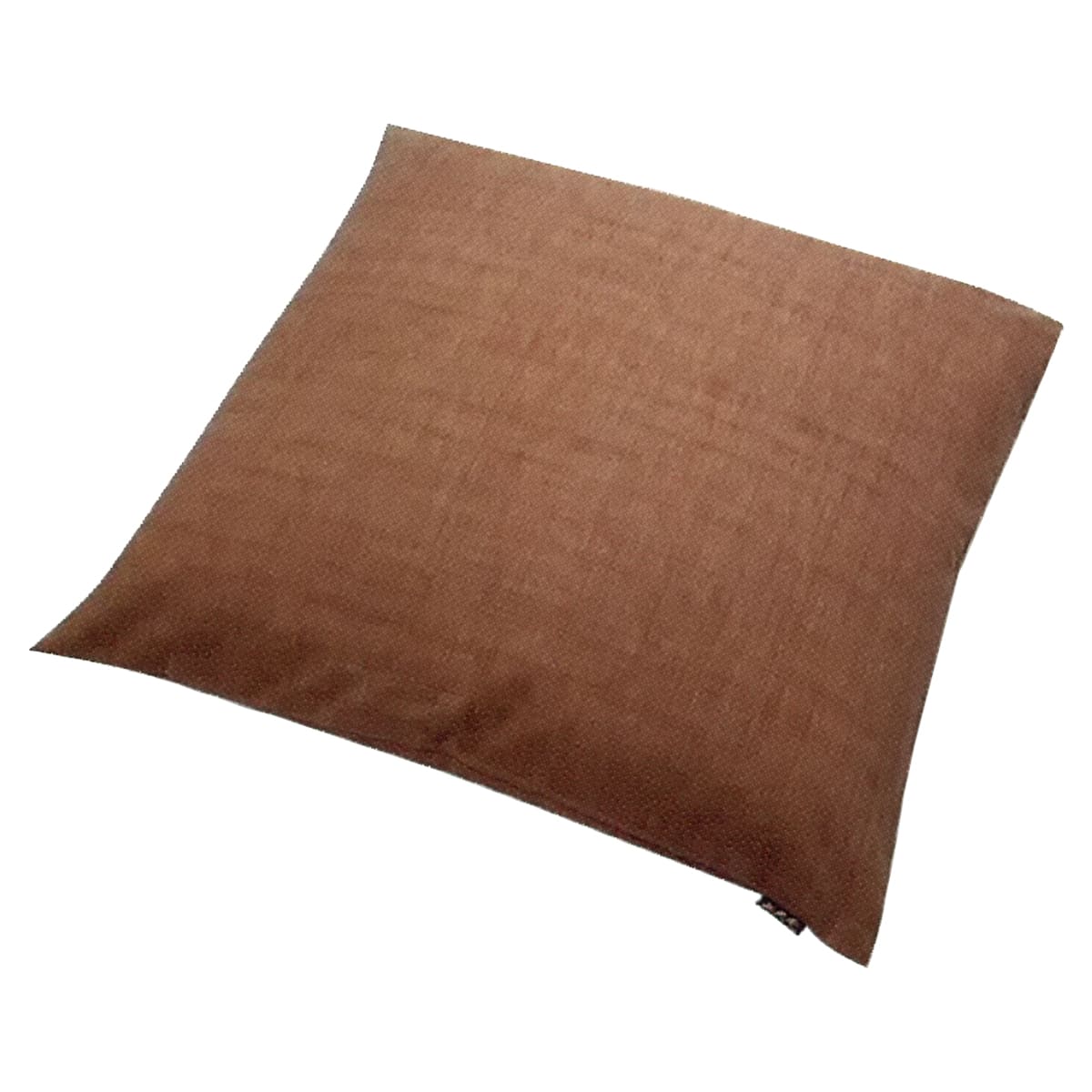 柿渋染 無地 小座布団 45×45｜工夫庵