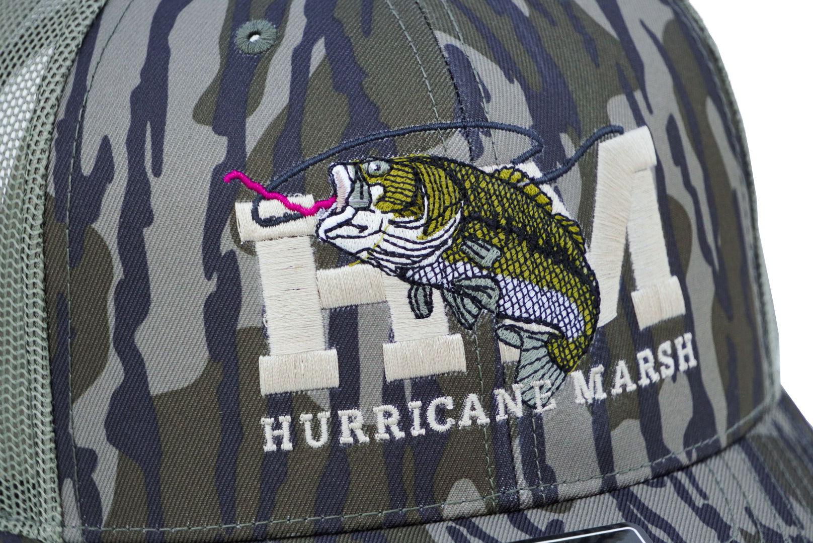 The Bass Richardson 112 Hat - Mossy Oak Bottomland – Hurricane