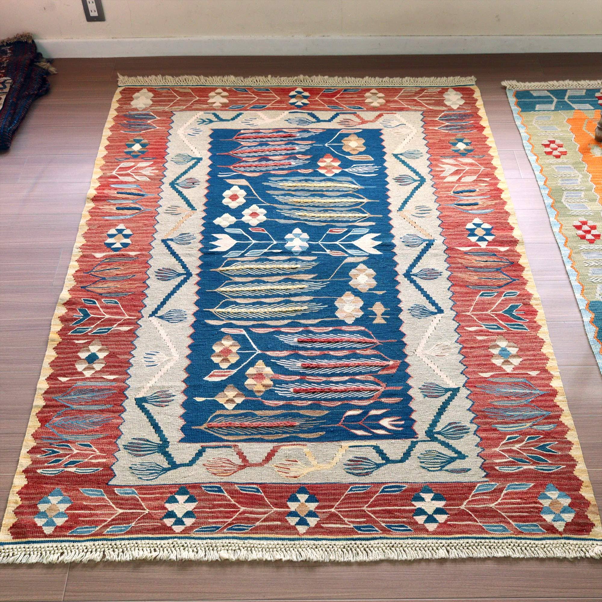 ペルシャ絨毯 165×105cm キリム ラグ 【公式通販】