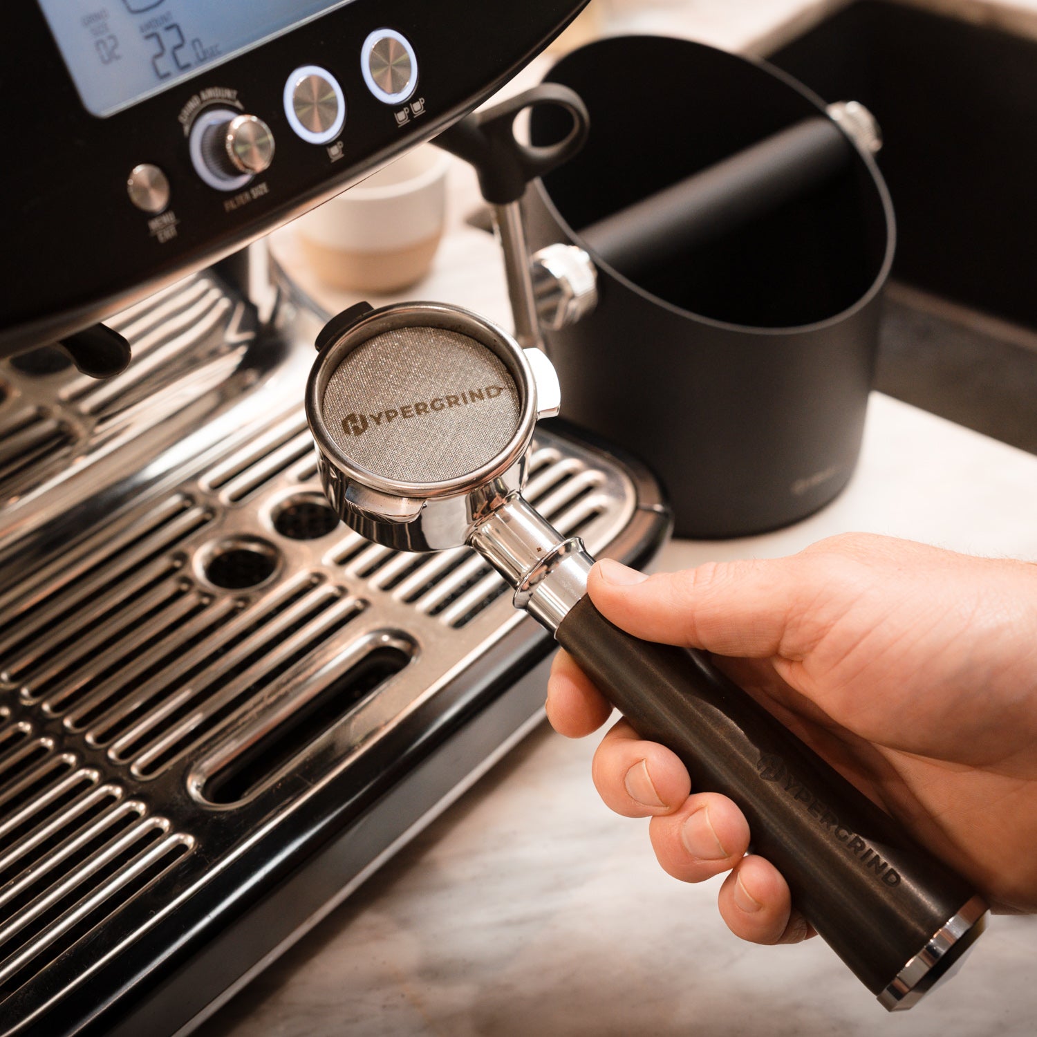 De'Longhi 51mm La Specialista Bottomless Portafilter (Blackwood